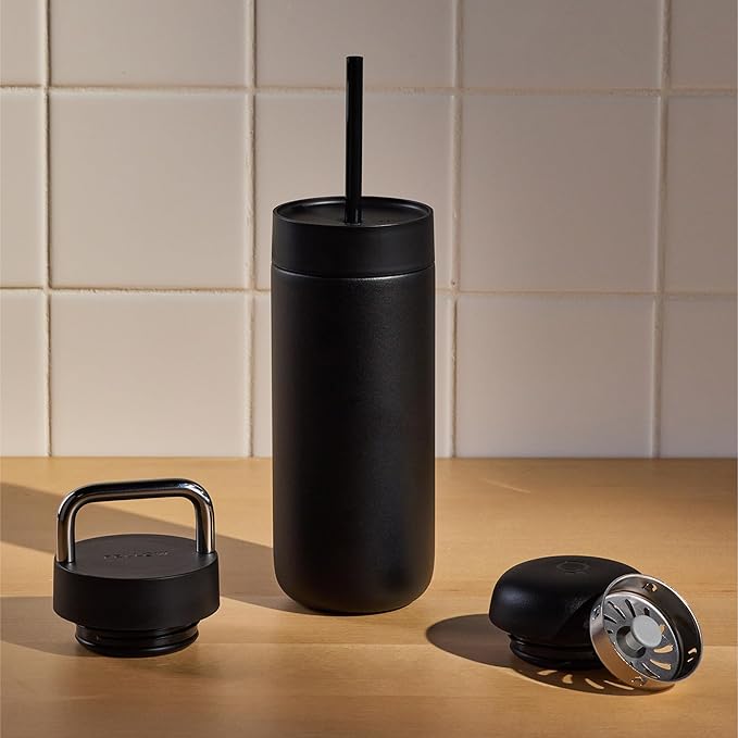 Carter - 3 i 1 sip System - Matt Black 16oz - Fellow
