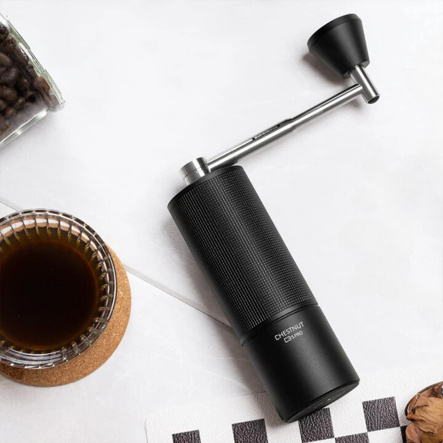 Grinder C3 Pro S2C Svart hopfällbart handtag- Timemore