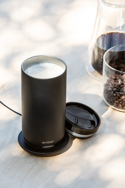 Elektrisk kaffetumlare 16oz svart - glöd