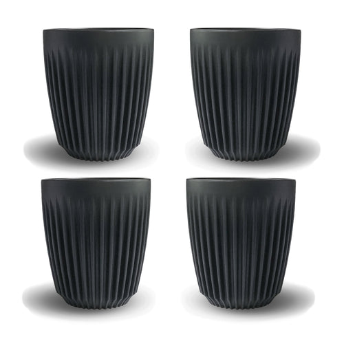 Huskeekoppar - Kolfärgad 235ml 4 pack