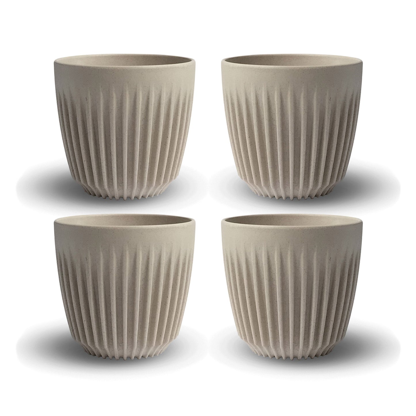 Huskeekoppar - Naturellfärgad 177ml 4 pack