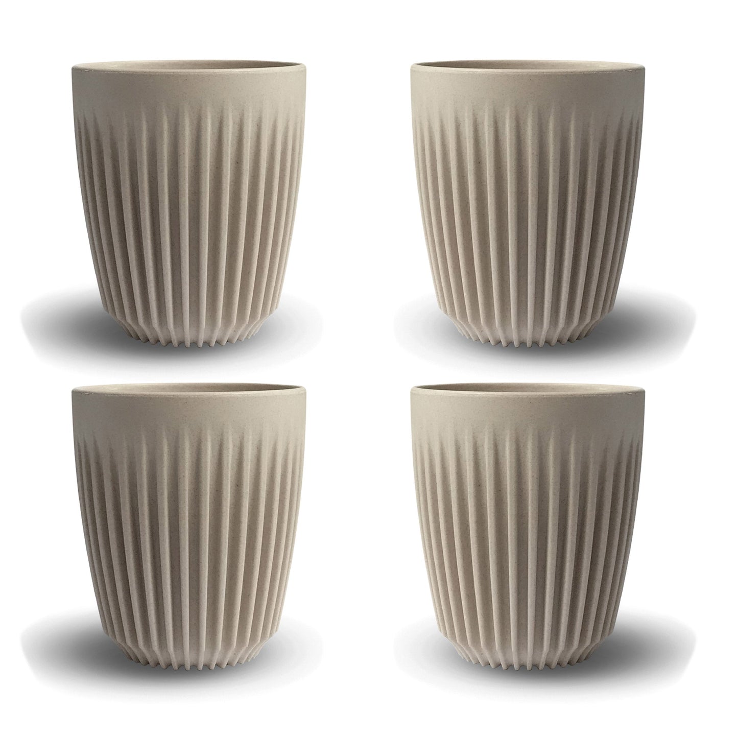 Huskeekoppar - Naturellfärgade 235ml 4 pack