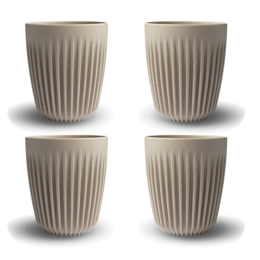 Huskeekoppar - Naturellfärgade 235ml 4 pack