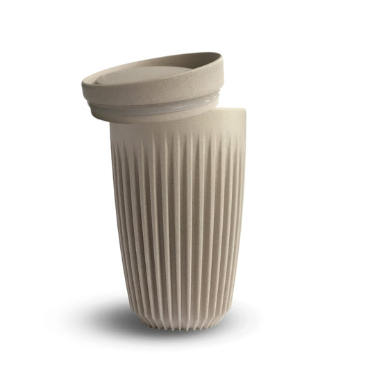 Huskeekopp - Naturellfärgad 350ml 1-pack med lock