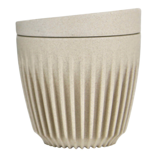 Huskeekoppar - Naturellfärgad 6oz/170ml 1-pack med lock