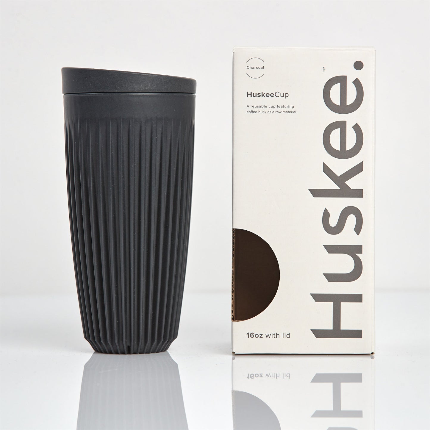 Huskeekopp - Kolfärgad 16oz/ 350ml 1-pack med lock