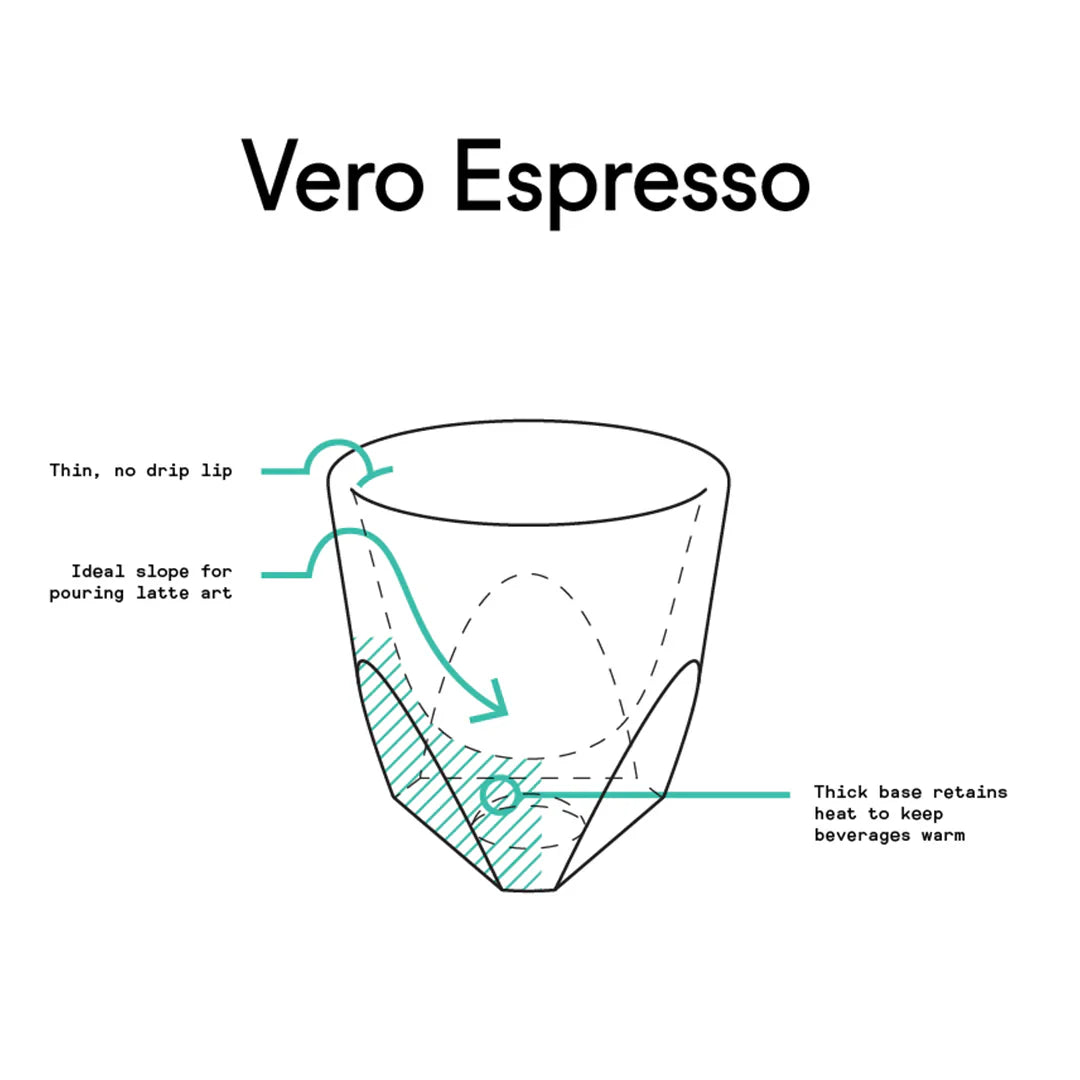 Glas Vero Ametist Espresso Glas 90ml