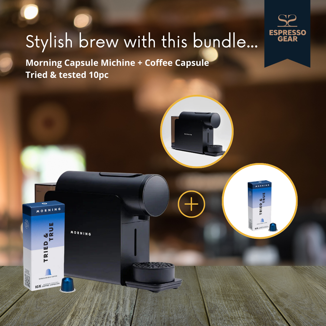 Kapselmaskin + kaffekapsel