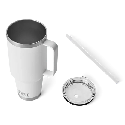 Rambler Straw Mug 1,2L - White