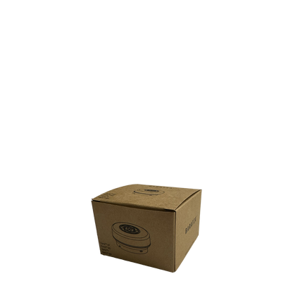 Svart kort endosbehållare - Flat Burr