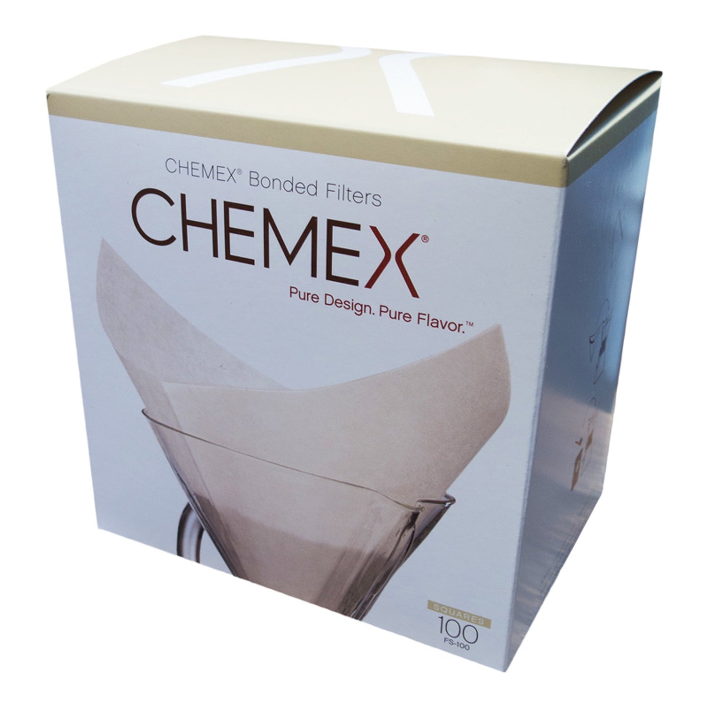 Kvadratiska Pappersfilter 100st – Chemex