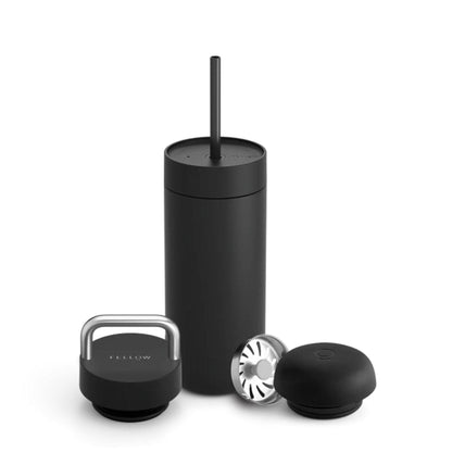 Carter - 3 i 1 sip System - Matt Black 16oz - Fellow