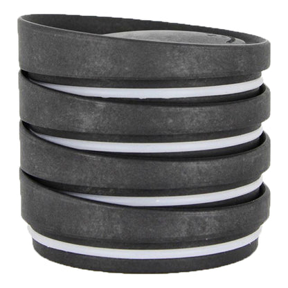 Huskeelock - Kolfärgade 4 pack