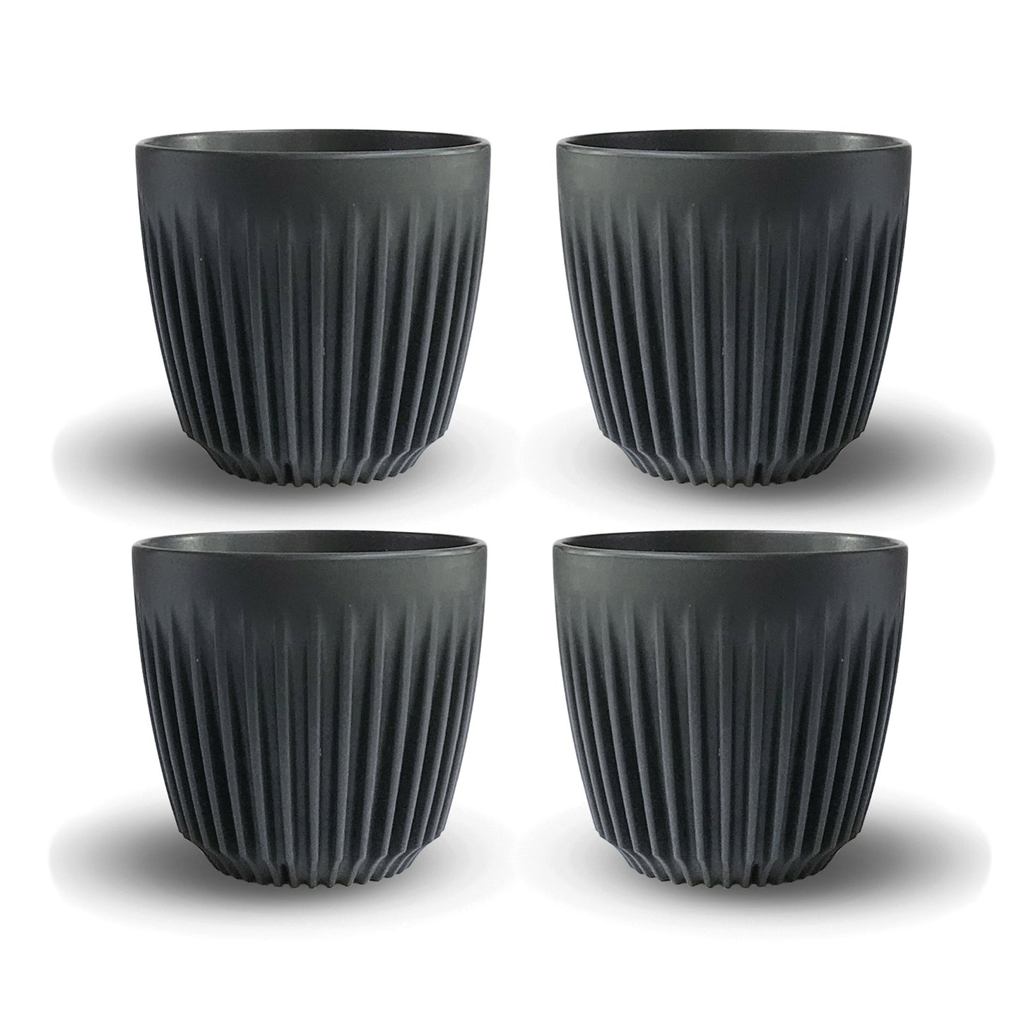 Huskeekoppar - Kolfärgad 177ml 4 pack