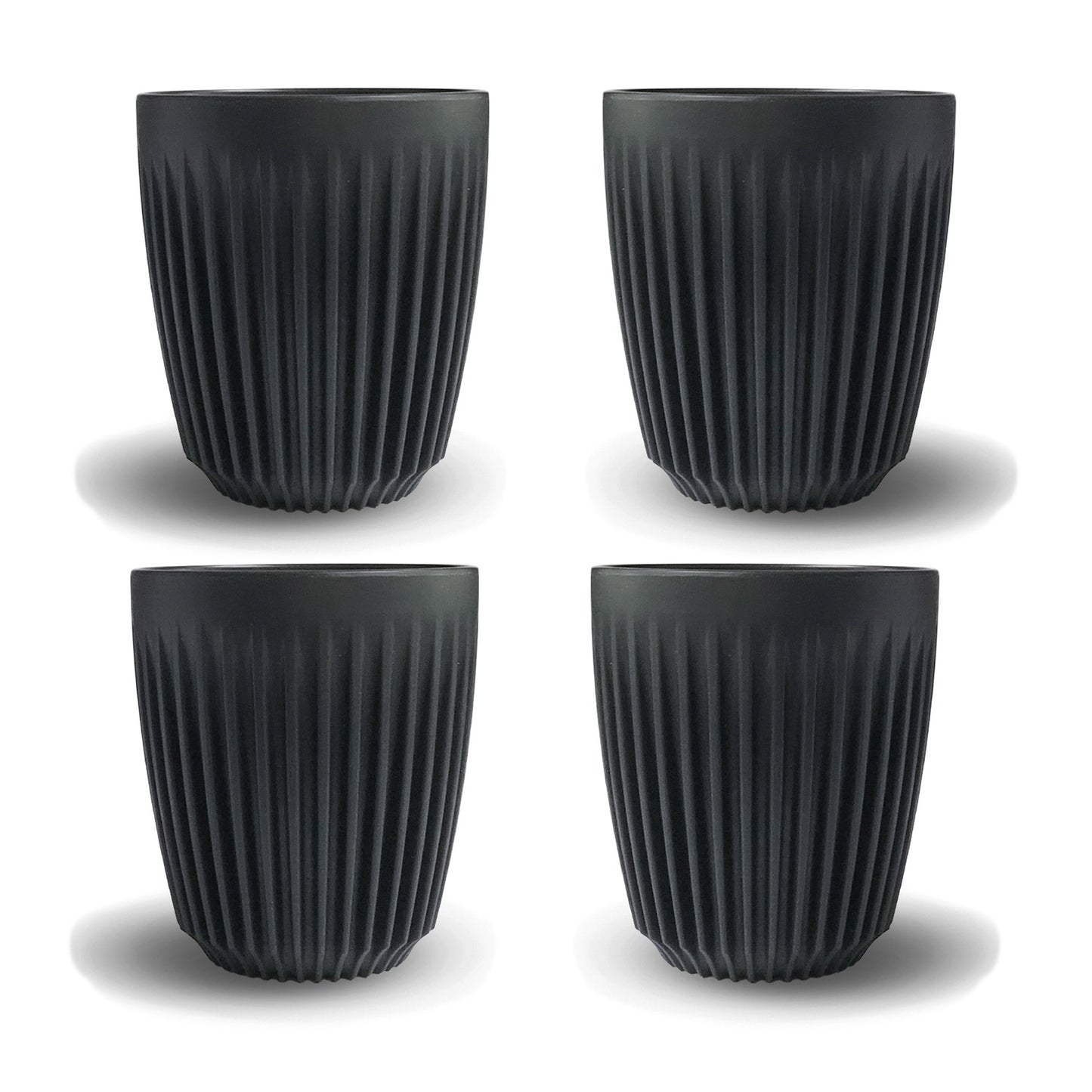 Huskeekoppar - Kolfärgad 235ml 4 pack