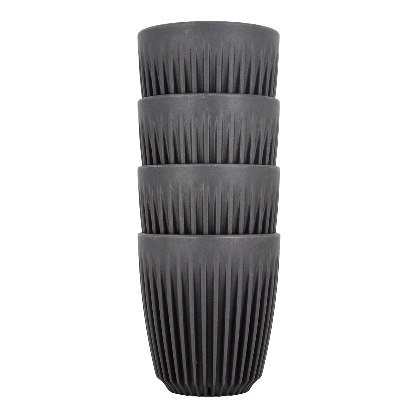 Huskeekoppar - Kolfärgad 235ml 4 pack