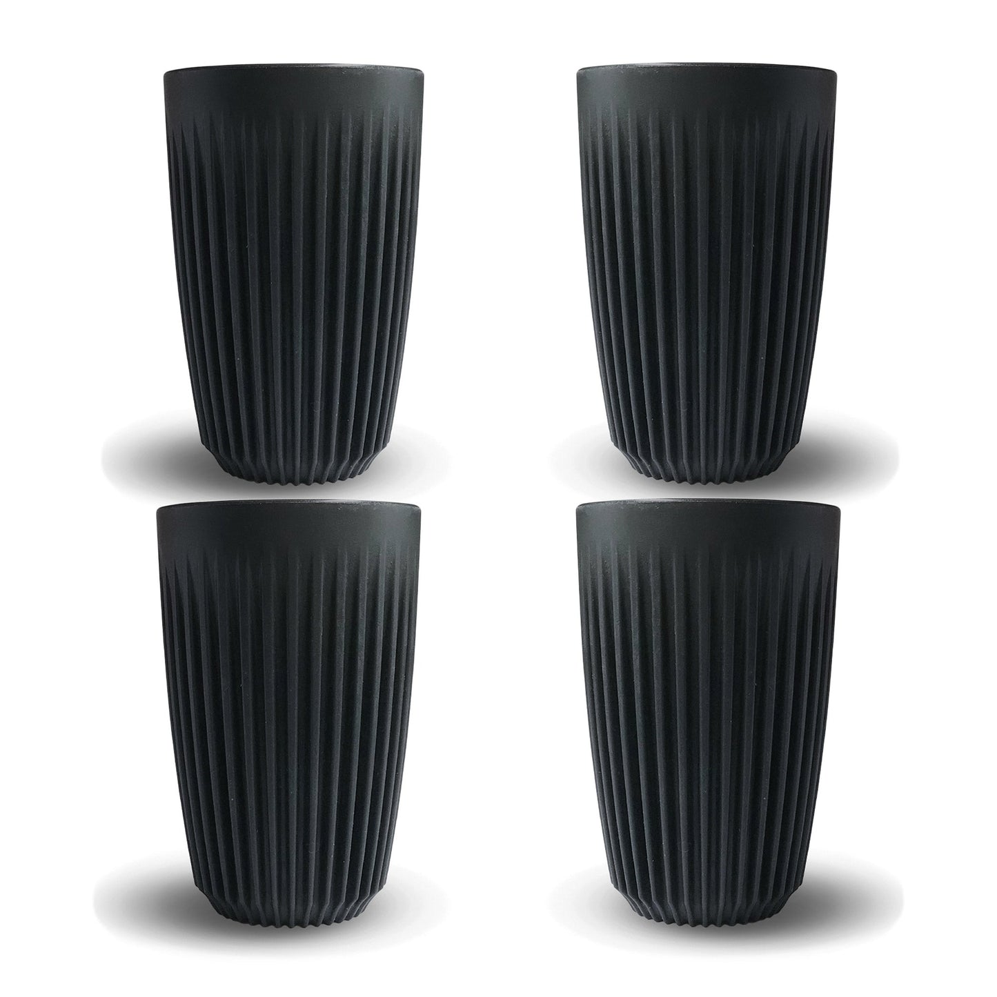 Huskeekoppar - Kol 12oz / 350ml 4 pack