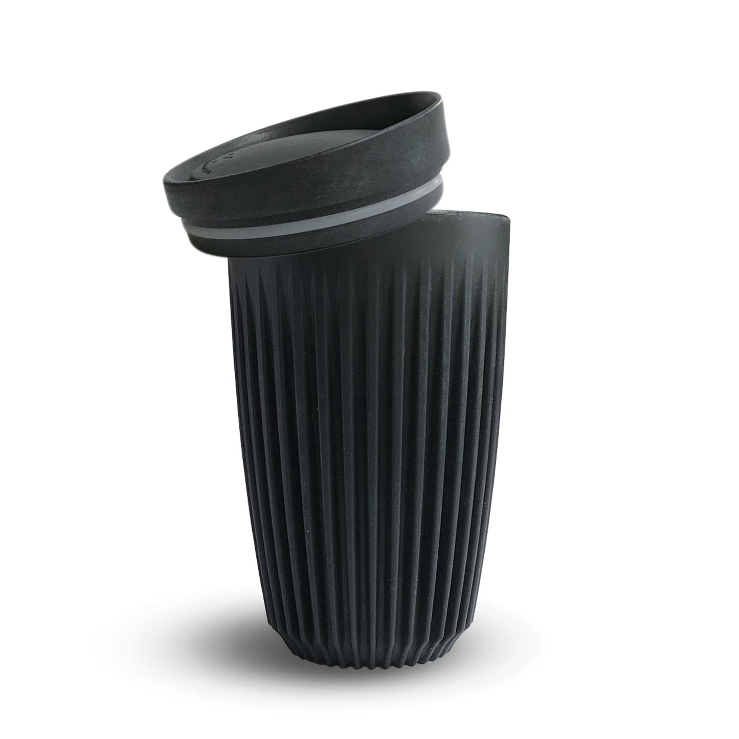 Huskeekopp - Kolfärgad 12oz/ 350ml 1-pack med lock
