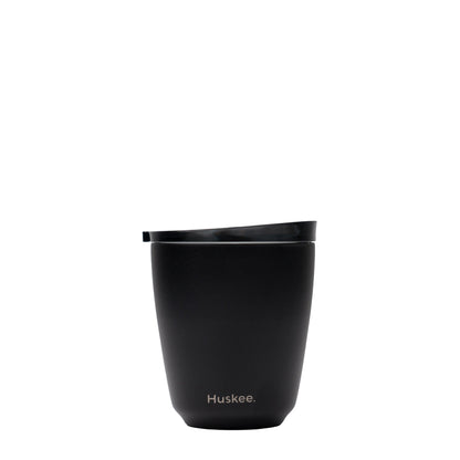 Steel Cup & Lid 8oz Black