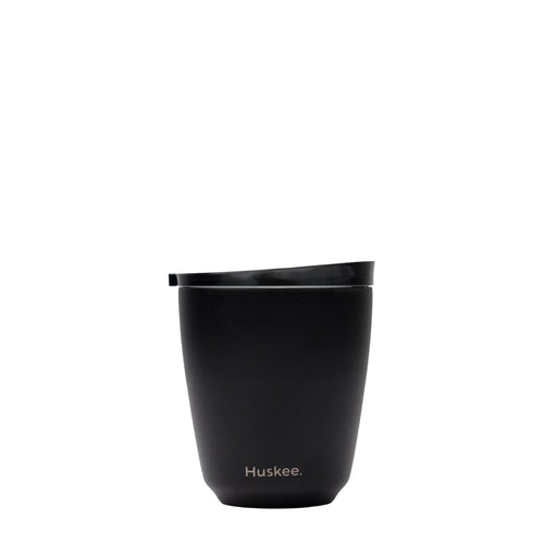 Steel Cup & Lid 8oz Black