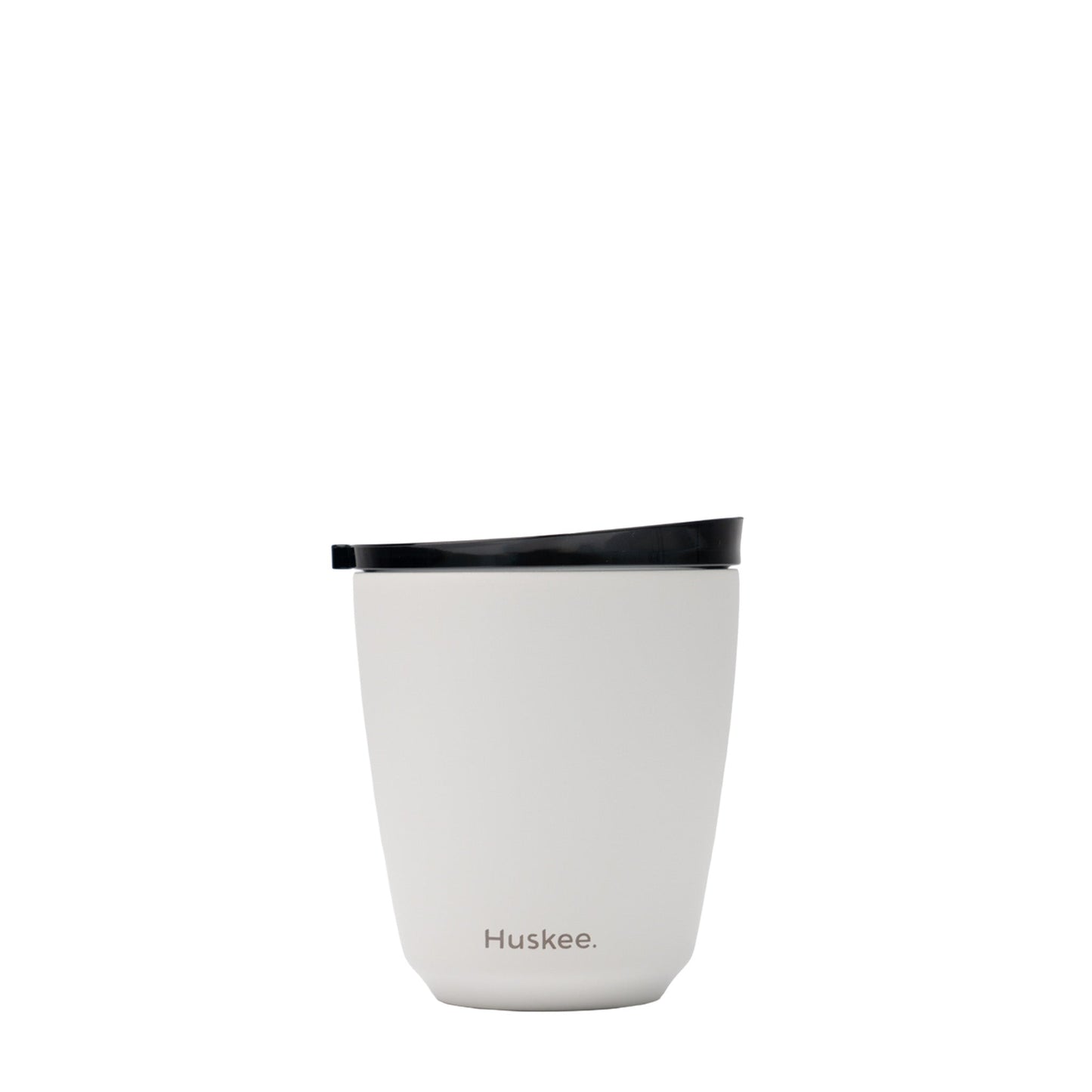 Steel Mug & Lid 8oz White