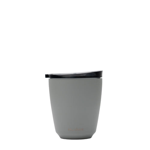 Steel Mug & Lid 8oz Slate