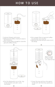 Cold Brew Black Ice Dripper Set – Timemore
