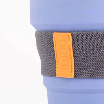 Mugg Återanvändbar/vikbar. 16oz, lavendelblå - Hunu