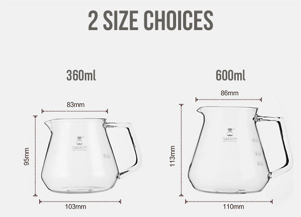 Timemore Glaskanna 360ml