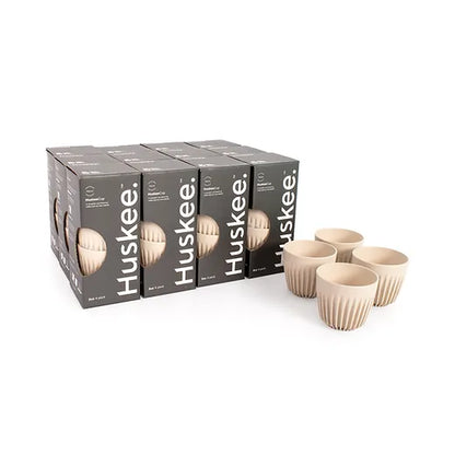 Mugg 3oz Espresso Set Natural 4st - Huskee