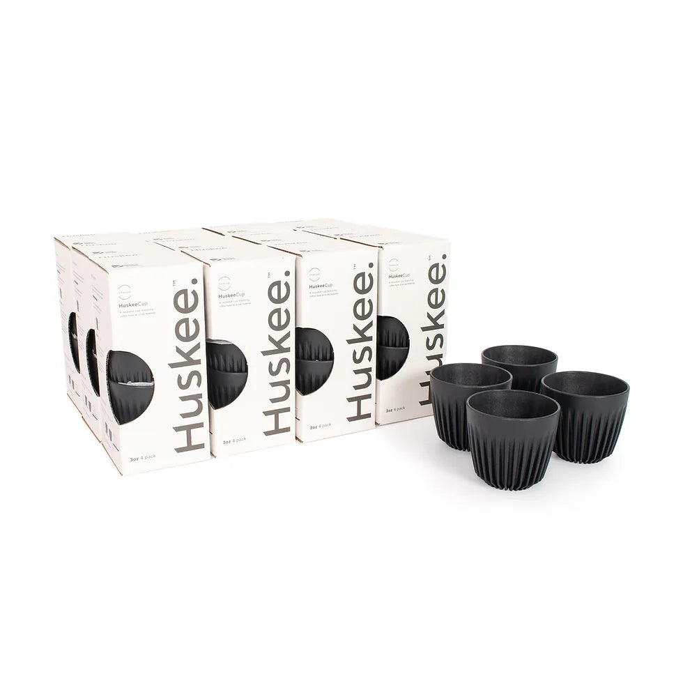 Mugg 3oz Espresso Set Charcoal 4st - Huskee