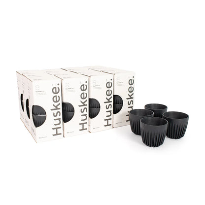 Mugg 3oz Espresso Set Charcoal 4st - Huskee